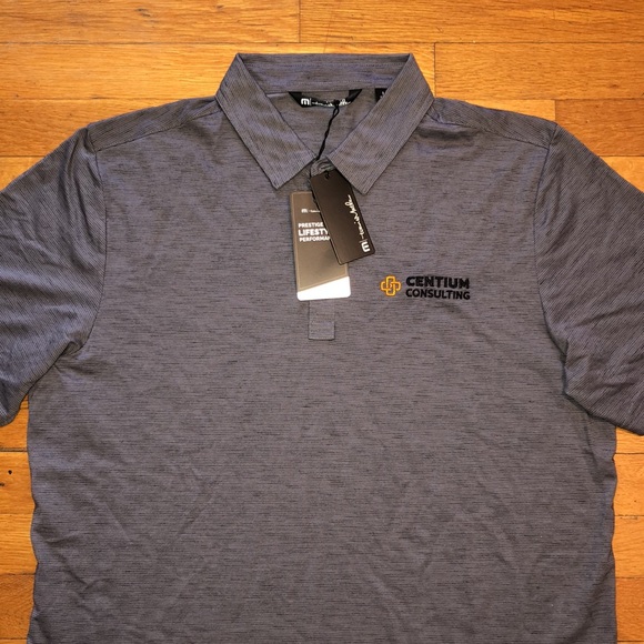 Travis Mathew Auckland Slub Golf Polo in Grey, size Large - Picture 4 of 16